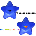 Custom 3" Soft Pu Foam Star Stress Reliever