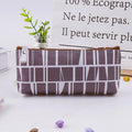 Plaid Striped Stationery Bag