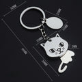 Custom Cute Pet Keychain with Swinging Head