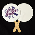 Wooden Handle Round Fan
