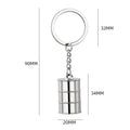 Custom Metal Oil Drum Keychain Better Quality