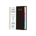 Coil A5 Size Monthly Weekly Planner Record Notebook