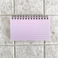 Spiral Tearable Message Index Card