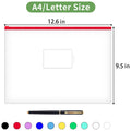 A4 Size Zipper Envelope File Folder