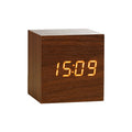 Wood Voice-Controlled Silent Electronic Clock