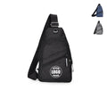 Travel Shoulder Crossbody Sling Backpack Earphone Hole