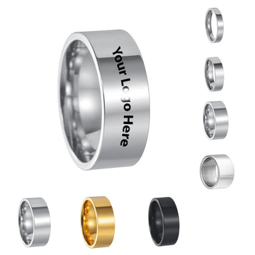 Sleek And Minimalist Stainless Steel Ring