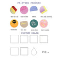 Full Color Microfiber Clean Cloth with Clear Pvc Pouch