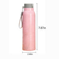 Custom Wheat Straw Glass Water Bottle with Logo