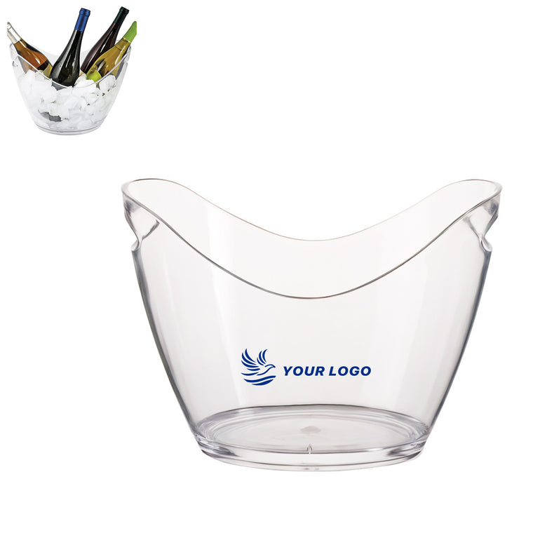 8L Large Ice Buckets Clear Acrylic