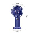 Digital display Portable Mini Handheld Fan with Stand Base