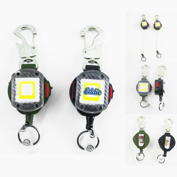 Rechargeable LED Retractable Badge Reel Light