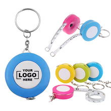 Retractable Double Sided Tape Measure Keychain Soft Ruler