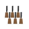 9" Metal Cheering Cow Bell With Handle