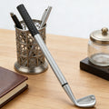 Plastic Golf Club Ballpoint Pen With Rubber Cover