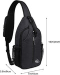 Crossbody Sling Bag with Adjustable Shoulder Strap