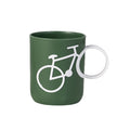 Plastic Couple Cup Bicycle Handle Shaped Toothbrush Cup Mug