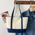 Canvas Tote Bag With Pocket