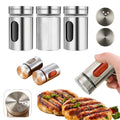 Stainless Steel Spice Jar With Shaker Lid