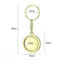 Full Color Custom Rotatable Round Keychain Stress Reliever