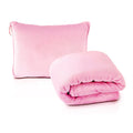 50X60" Packable Microfleece Travel Blanket W/ Carabiner