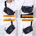 Waterproof Large Capacity Fanny Pack with Adjustable Strap