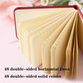 A7  Portable Notebook with PU Leather Cover and Elastic Band