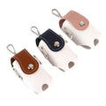 Mini Leather Portable Bag Golf Ball