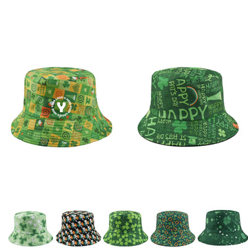 St. Patrick's Day Flat Top Bucket Hat