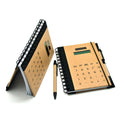 Recycled Solar Calculator With Pen And Notepad