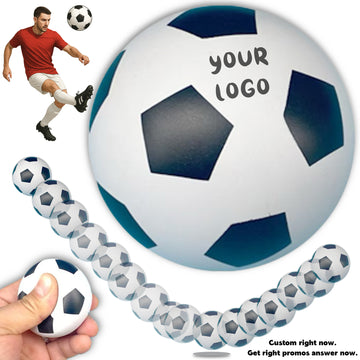 2.5'' Rubber Bouncy Soccer Ball Kids Toy