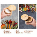 Bamboo Salt Cellar With Lid