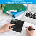 Foldable Calculator with Erasable LCD Writing Tablet