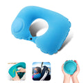 Portable Push Inflatable Neck Pillow