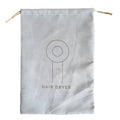 Hair Dryer Drawstring Storage Bag Suede Velvet Bag