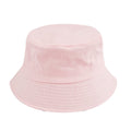 Solid Color Cotton Bucket Hat
