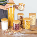 20 Oz Glass Jar With Bamboo Lid