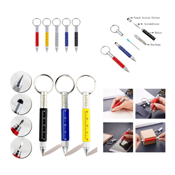 Multi-Function Stylus Tool Pen W/ Screw Heads
