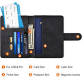 PU Leather Rfid-Blocking Passport Cover