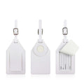Pu Luggage Tag With Air Tag Holder