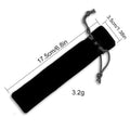 Double-Sided Flannel Drawstring Closure Pen Pouch