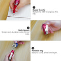 Multifunction Folded Nail Clippers Ballpoint Pen