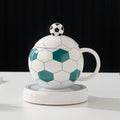 Football-Shaped Ceramic Mug