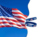 Silicone World Country Flags Wristbands