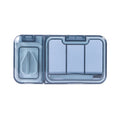 Portable Pill Organizer with Cutting and Grinding