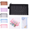 Full Color Nylon Mesh Pencil Zipper Bag