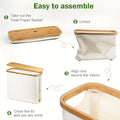 Toilet Paper Storage Holder Foldable With Lid