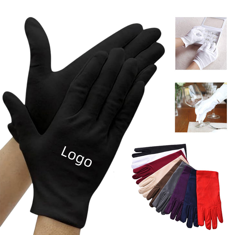High Quality Jewelry Stretchable Cloth Gloves
