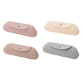 Portable Silicone Makeup Brush Bag With Magnetic Buckle