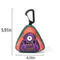 Polyester Mini Crossbody Coin Key Organizer